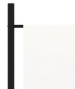 Trennwand/Paravent 6-tlg. 520x80x180cm, weiss