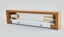 Decken/Wandlampe in Gold  36x10x7cm