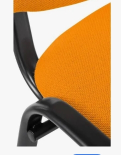 Stapelstuhl Ken Stoff Orange
