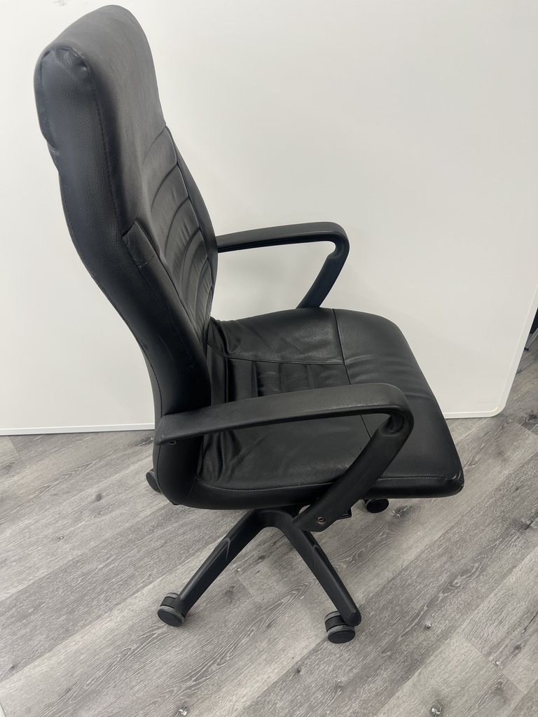 Bürostuhl  Masuro in Lederoptik schwarz