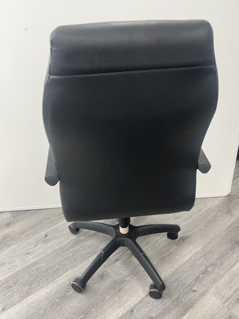 Bürostuhl  Masuro in Lederoptik schwarz