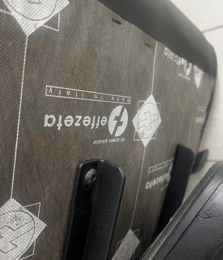 Bürostuhl  Masuro in Lederoptik schwarz