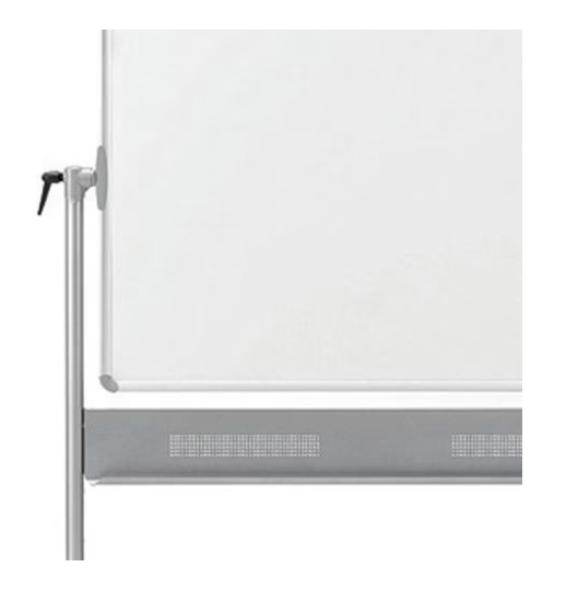 Kombiniertes, drehbares Nobo-Board, mobil, magnetisch / mit Filzoberfläche140x80cm