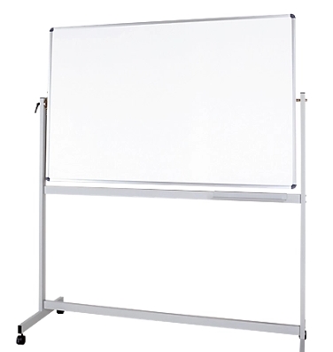 Mobiles Whiteboard Maul MAULstandard, 900 x 1200 mm, 2-seitig, drehbar + Whiteboard Zubehörset, 31-teilg
