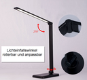 Schreibtisch-Lampe LED, in Weiss/Silber