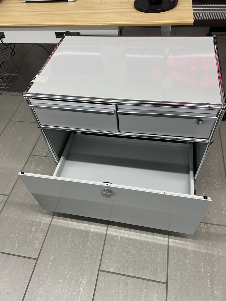 USM Haller Modulschrank 75x51x60cm Lichtgrau