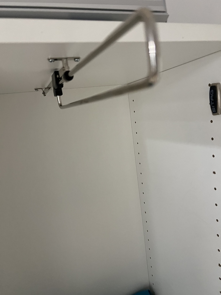 Sitag Schrank weiss 2 Trg. mit Schlüssel 100x40x190cm