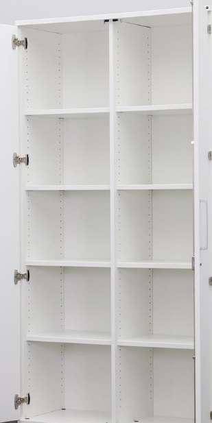 Sitag Schrank weiss 2-türig mit Schlüssel 100x40x190cm