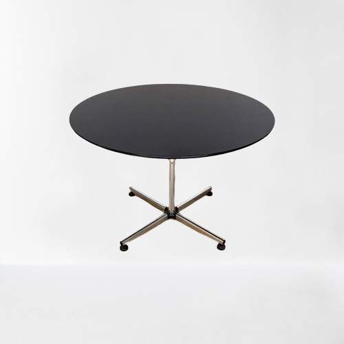 USM Haller Tisch rund schwarz 120cm