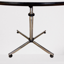 USM Haller Tisch rund schwarz 120cm