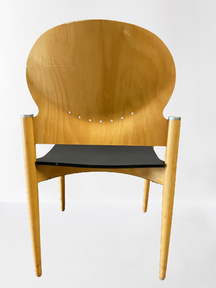 Vitra Holzstuhl Buche/natur-schwarz