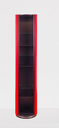 Wogg 13 liftfass-säule-Schrank , schwarz/rot