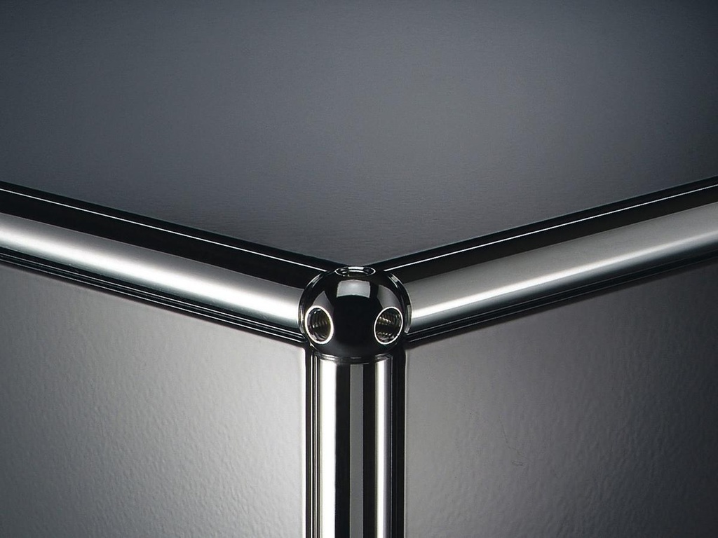 UMM Haller Aktenregal offen schwarz 152x37x110cm