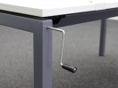 Arbeits-Bürotisch Zemp 160x80cm hellgrau