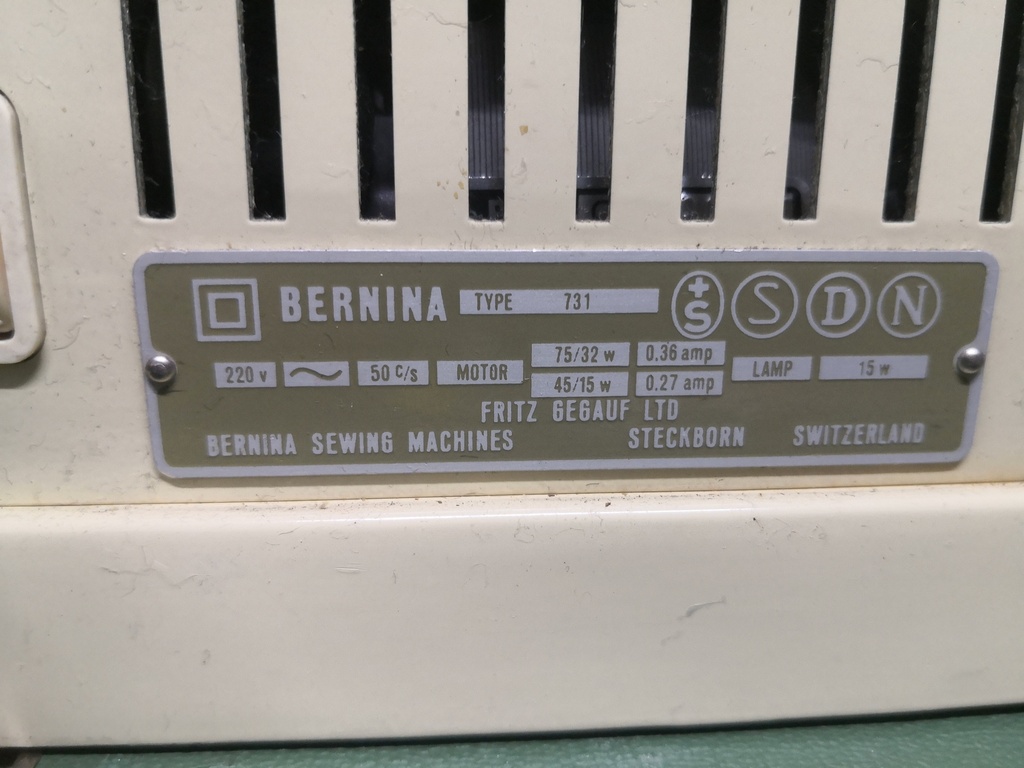Nähmaschine Bernina Type 731