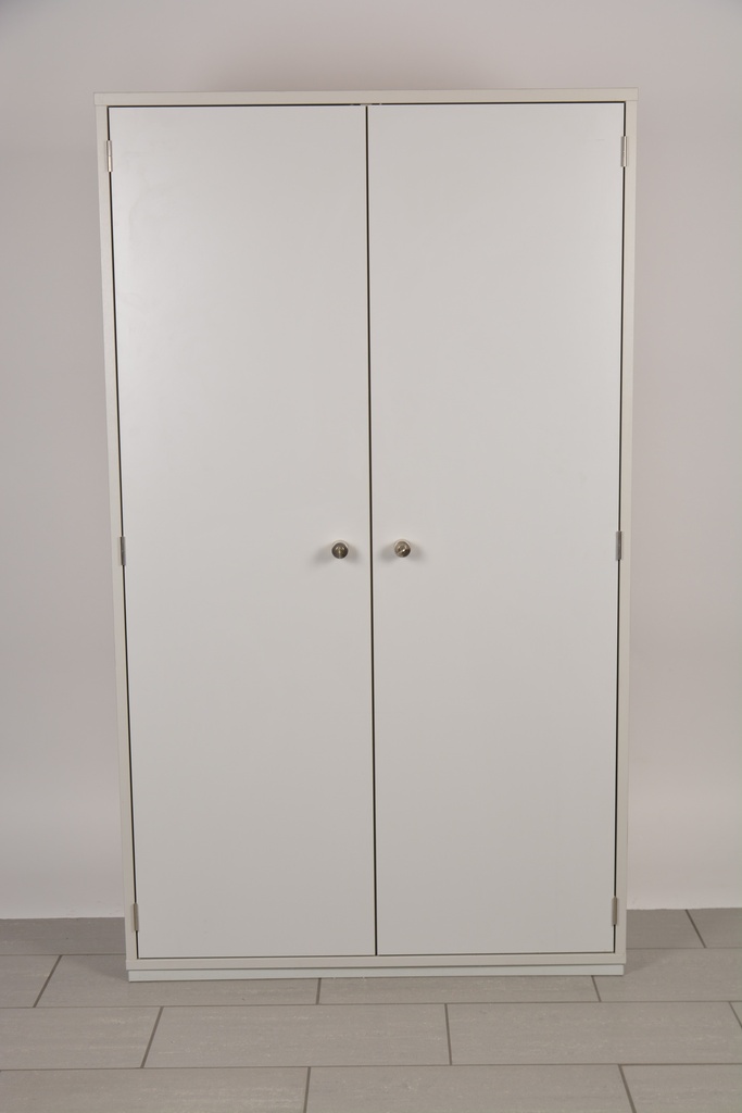 Türschrank 2-türig ZIMMERLI 110x42x190 lichtgrau