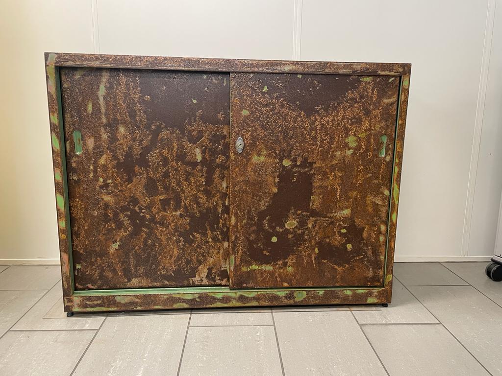 Schiebetürenschrank Vintage SHELBY 120X42X112cm