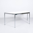 USM Haller Trapeztisch 148x79x72cm weiss