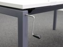 Arbeits- Bürotisch Zemp  mech. höheverstellbar 180x90cm72cm