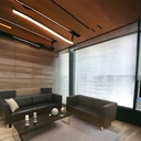 Dietiker Sofa 2 Platz Cubus in Leder schwarz 203x79x72cm