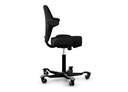 HÅG Capisco Chair 8106, in Stoff schwarz NEU