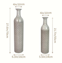Vintage  Greco Bodenvasen 2-Set, grau