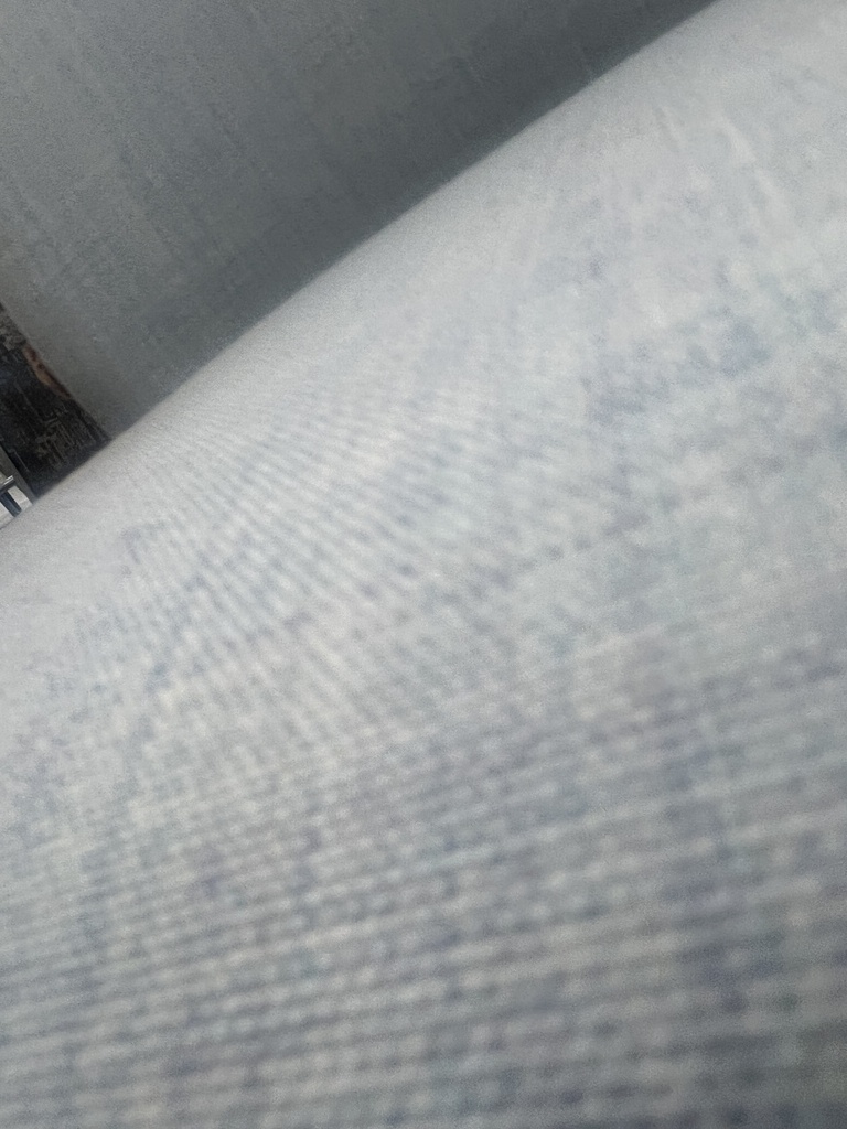 Very Wood Stuhl in Stoff blau NEU