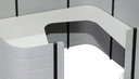 Vitra WORKBAYS FOCUS - Acoustic privacy office space, grau