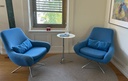 Softline Noomi Lounge Sessel Stoff / Blau