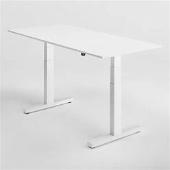 Lista darrio-ligth Höheverstellbarer Tisch 160x80x130cm weiss