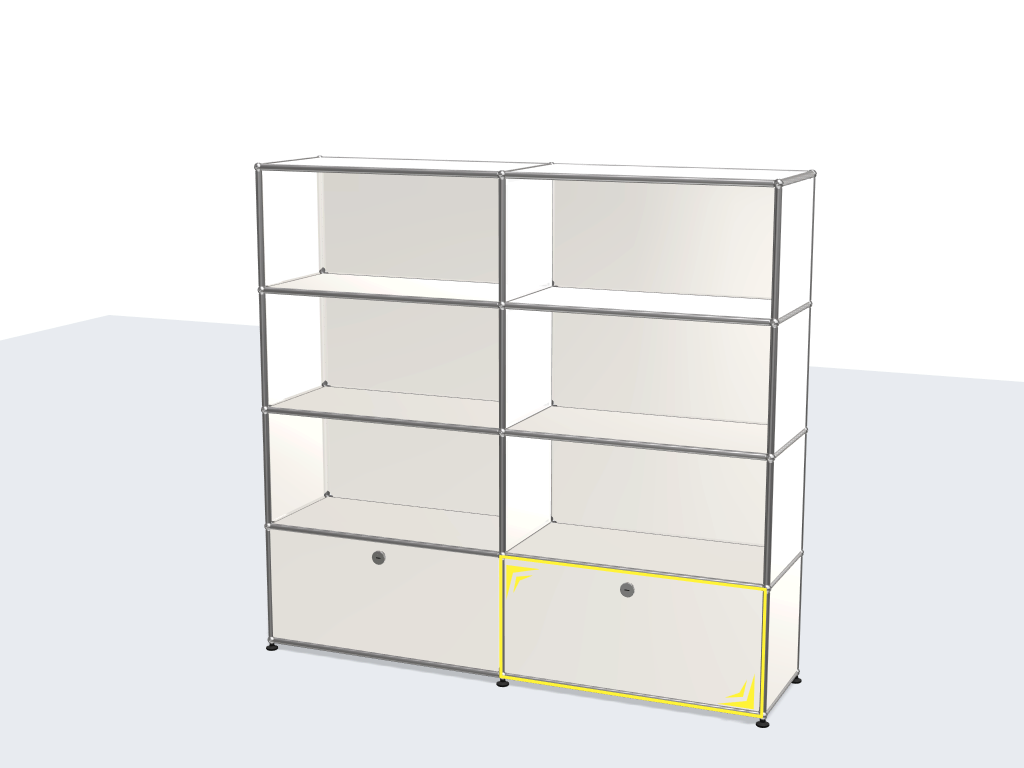 USM Haller Highboard 152x37x144cm,weiss