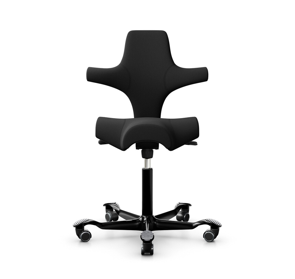 HÅG Capisco Chair 8106, in Stoff schwarz NEU