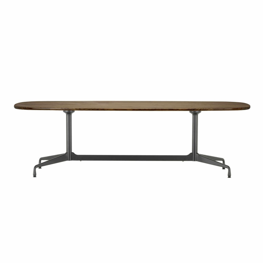 Eames Segmented Tisch, Eiche dunkel mit Schutzlack 220x107x72cm dunklebraun