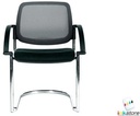 Topstar Open Chair 30AL, schwarz, Rücken in Netz schwarz