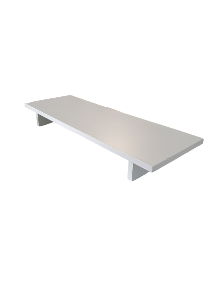 Tischaufsatz, 80x28x10cm, hellgrau