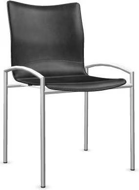 Girsberger Balzaro Stuhl, Leder schwarz m. AT