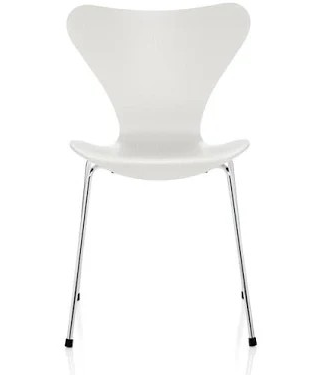 Fritz Hansen - Serie 7 Stuhl 3107 weiss