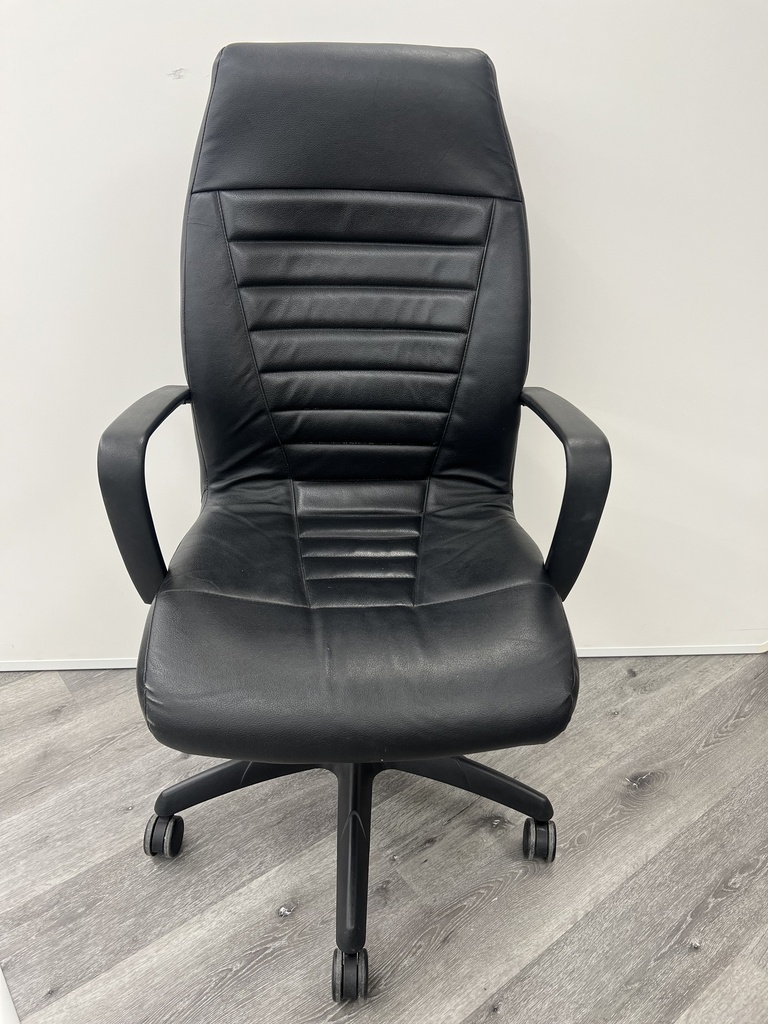 Bürostuhl  Masuro in Lederoptik schwarz