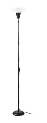 Stehleuchte Saba weiss/schwarz 180cm