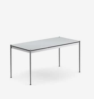 USM Haller Tisch 120x75x74cm Weiss