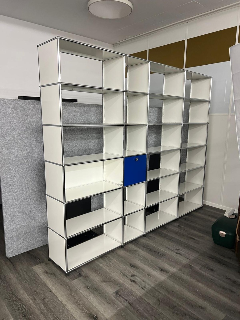 USM Haller- Regal Weiss 260x35x215cm