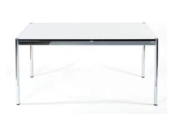 USM Haller Tisch in weiss, 200x75x74cm
