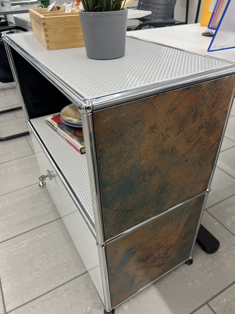 USM Möbel weiss-braun 75x37x75cm