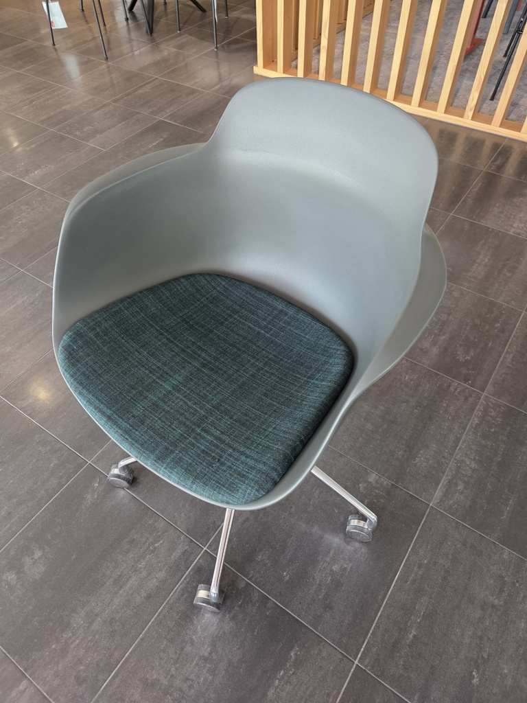 Sicla swivel chair 5040-5SUS (Infiniti) NEU Grau/Sitz-Grün