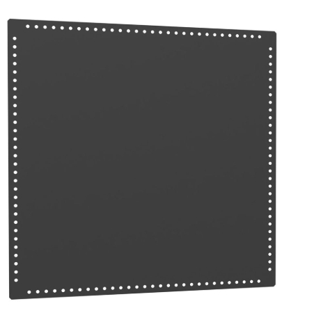 USM Haller Metallelement 350×350 gelocht,  Anthrazitgrau RAL 7016