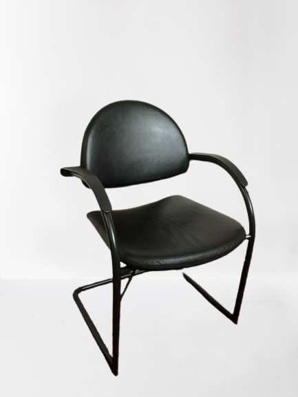 Vitra- Linie ONDA   by Mario Bellini, Leder schwarz