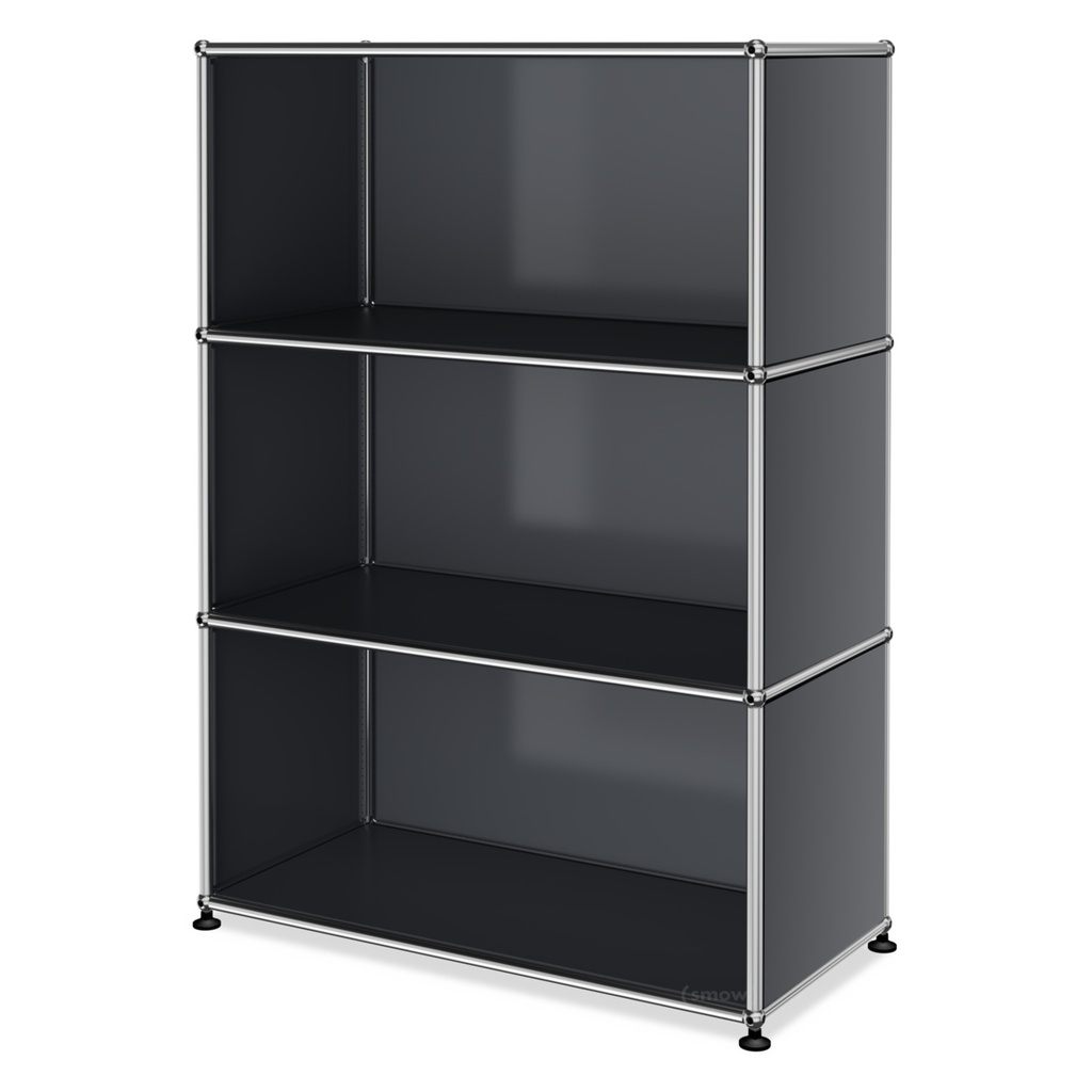 USM Haller Highboard, schwarz 75x37x110cm