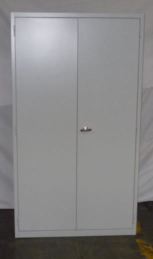 Flügeltürschrank  Mega Stahl-Stahlblech 100/50/190cm, hellgrau