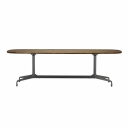 Eames Segmented Tisch, Eiche dunkel mit Schutzlack 220x107x72cm dunklebraun