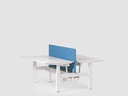 Bene El. Höheverstellbar LL LEVEL Lift TWIN, rechteckig , weiss 180x170,5x63,8x129,8cm